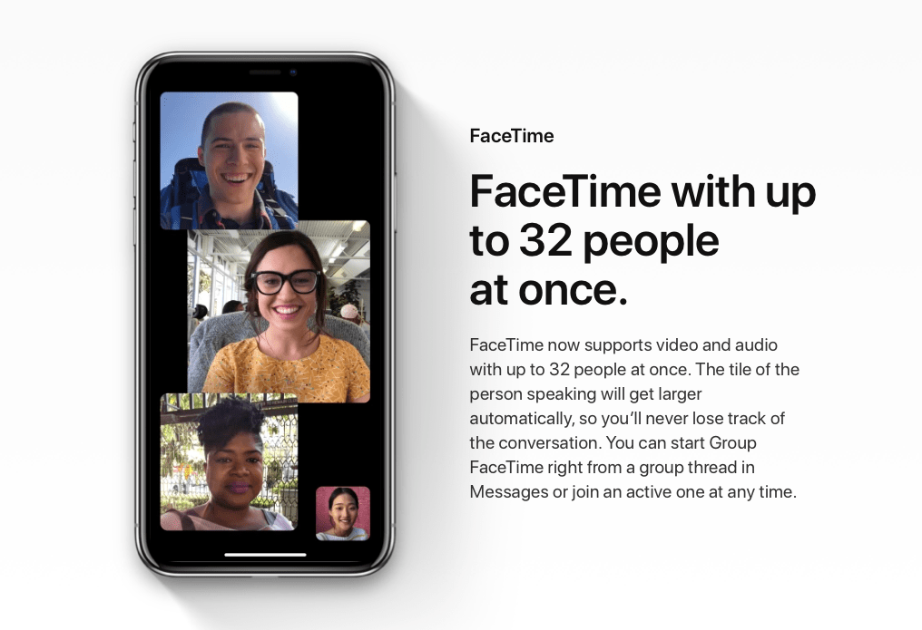 FaceTime Group Calls