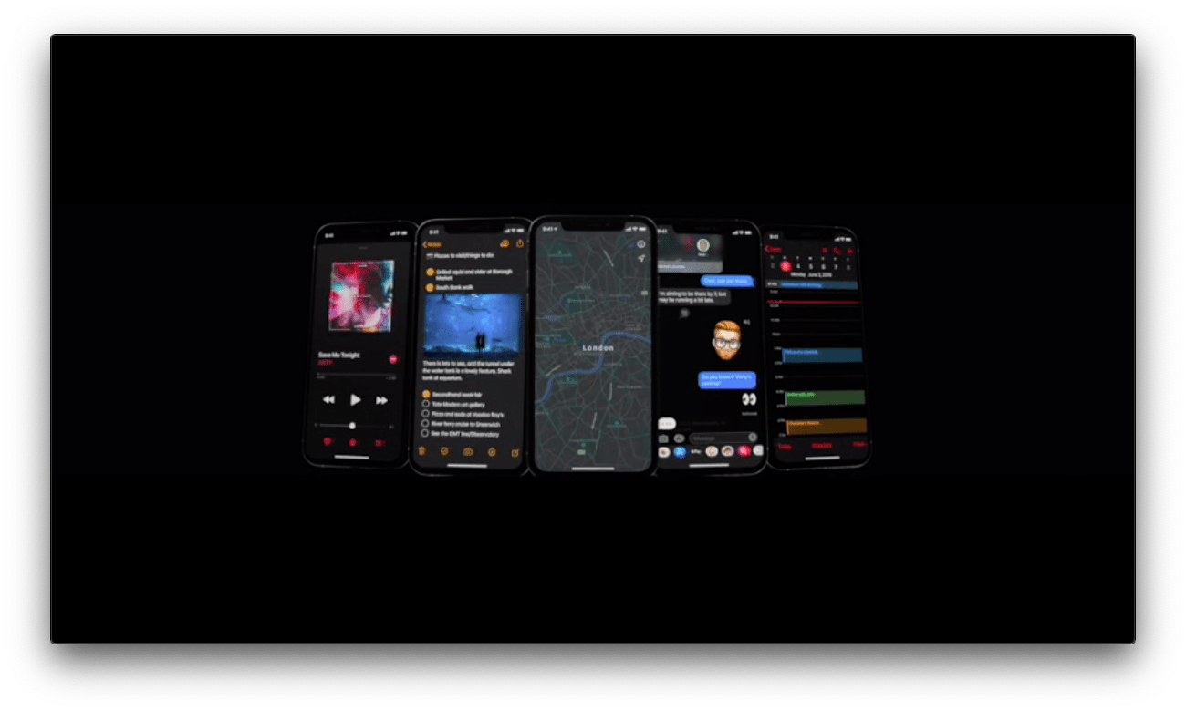 iOS 13: Dark Mode